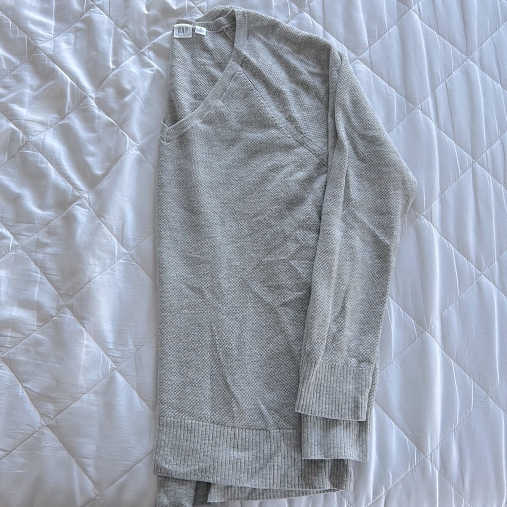 Light Gray Knot Sweater